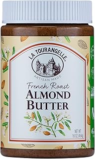 La Tourangelle, French Roast Creamy Almond Butter, Kettle Roasted, Made with 2 Ingredients, No Sugar Added, No Palm Oil, K...
