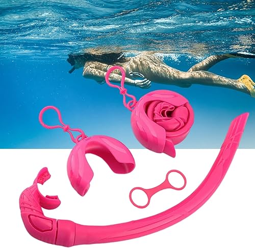 Miniatura 4 de Tubo de esnórquel  Boquilla ergonómica plegable, suministro de oxígeno de alta estabilidad con estuche de almacenamiento compacto, tubo de