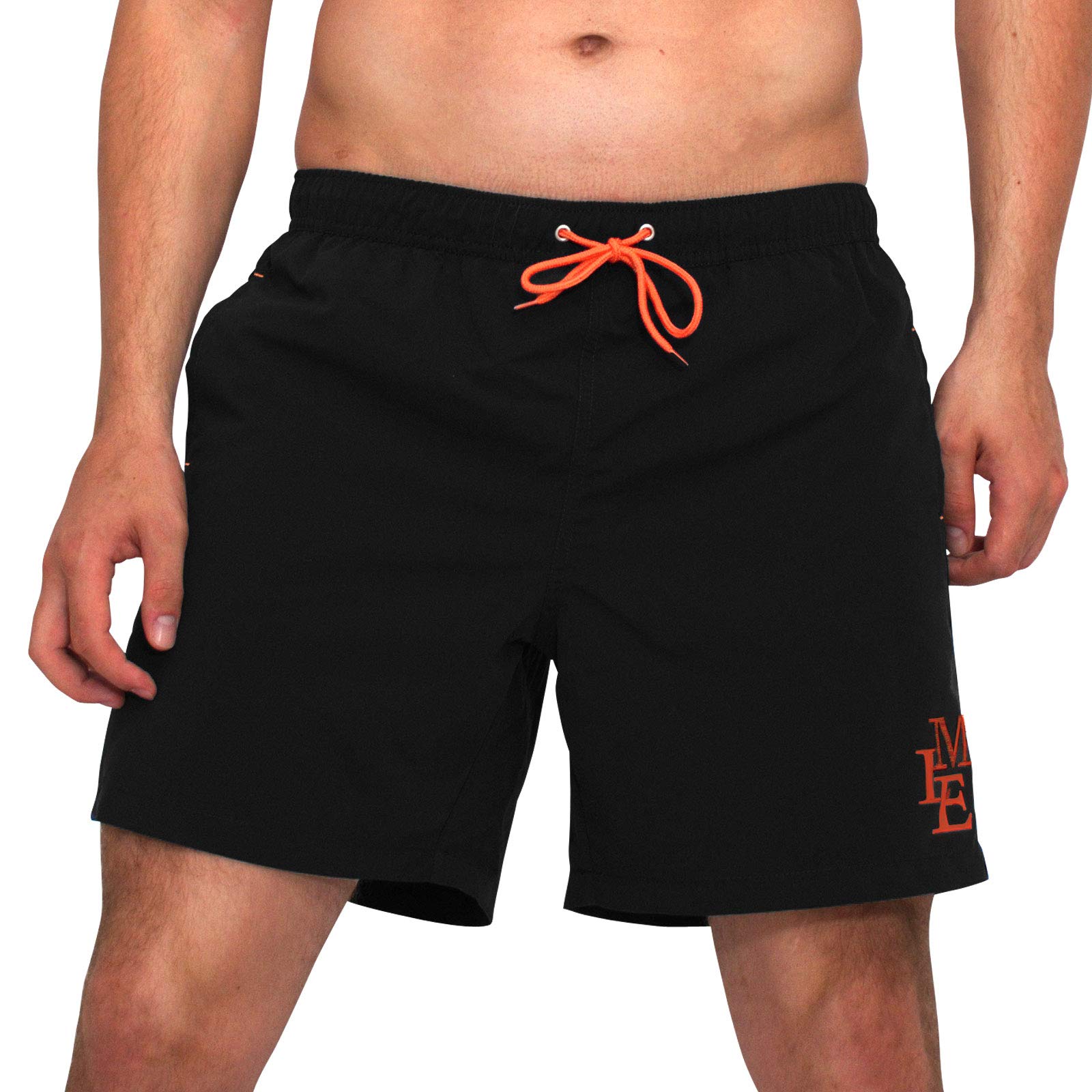 MEILONGER Bañadores para Hombre, Pantalones Cortos de Playa de Secado rápido, Trajes de baño con Forro de Malla y Bolsillos