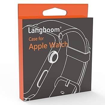 Langboom 2Pack Transparent Hard Case Compatible with Apple