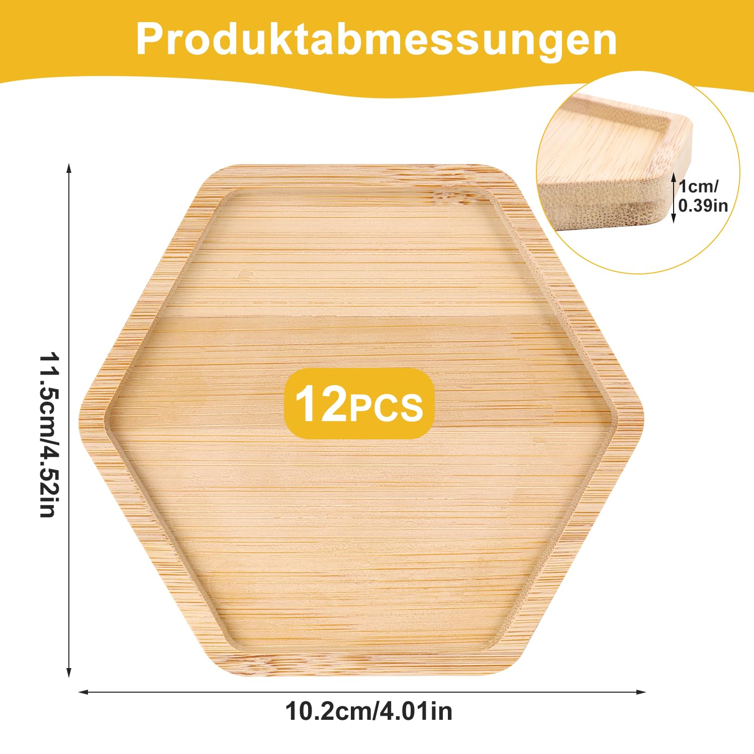 Podstawki Drewniane Bambusowe Podstawki 12 Sztuk Mozaika Podstawki Świeczniki Drewniane Podstawki Drewniane Do DIY Rzemiosło Mozaika Akcesoria Napoje Kawa