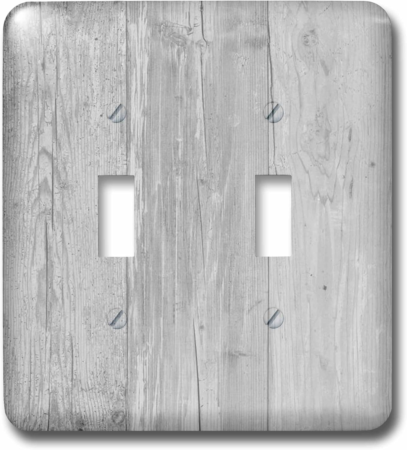3dRose lsp_203980_1 Print Of Country Gray Barnwood Single Toggle Switch