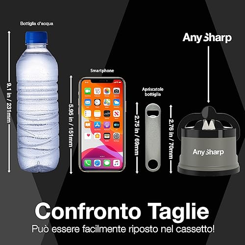 Vista 114 de Afilador de cuchillos AnySharp, Azul