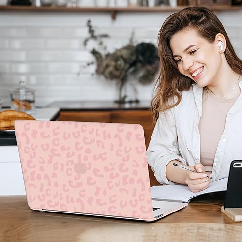 Miniatura 8 de iCasso Funda para MacBook Air de 13 pulgadas 2021, 2020-2018 M1A2337A2179A1932 con pantalla Retina Touch ID, bonita funda protectora rígida para