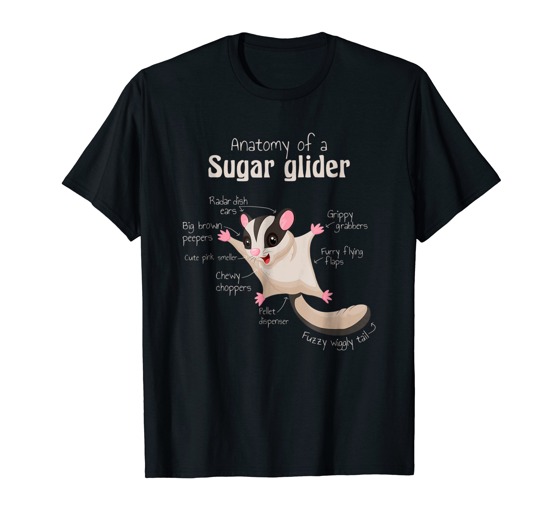 Sugar Glider Anatomy T-Shirt