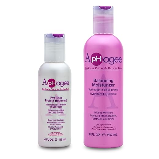 Aphogee Two-Step Protein Treatment and Moisturizer Bundle