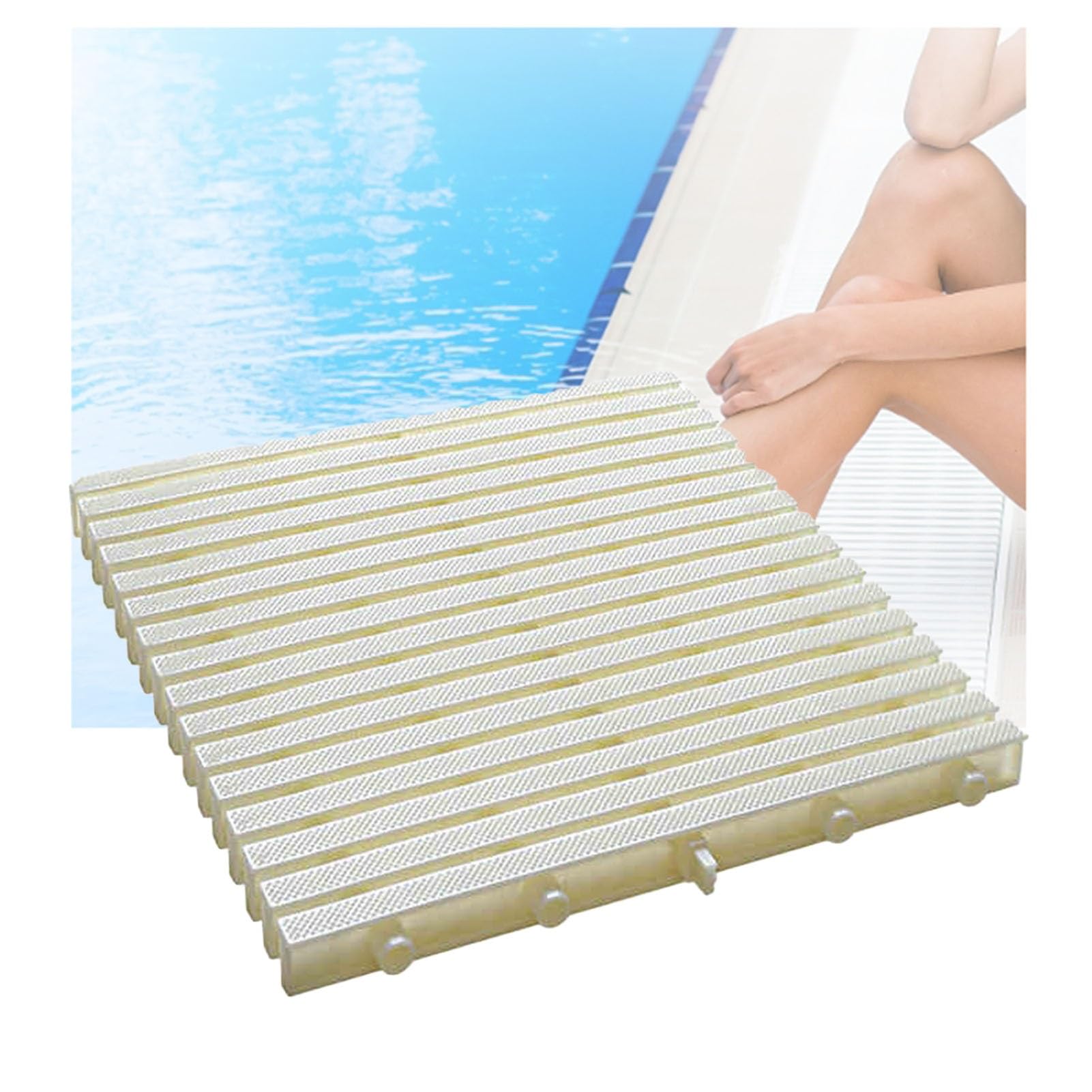 UZAMIRLEX Drainage Overflow Grate, Gutter Overflow Grate For Driveways Patios Pool Decks Walkways Pools Farms Multiple Sizes(35x100CM/2pieces)