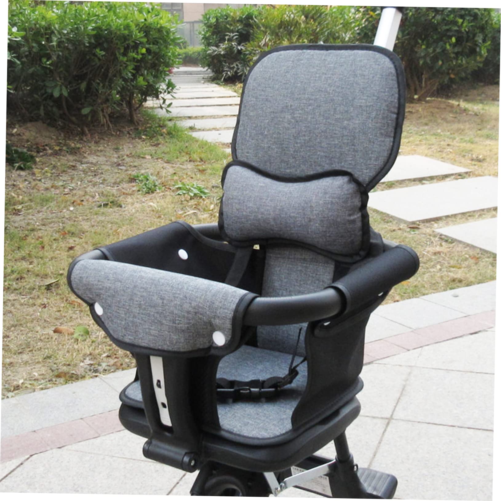 ifundom 2 Piezas Cojín de Cochecito Accesorios Carrito Bebe Cojín para Carrito Juguetes cojín de Multifuncional Auto de Apoyo para el Cuerpo del Esponja Grey