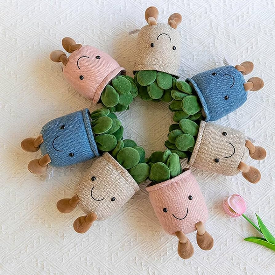 多肉植物とぬいぐるみのセット Amazon.co.jp: Jellycat Silly 多肉植物 Azulita ぬいぐるみ 5