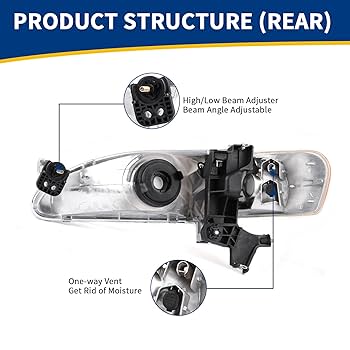 Amazon.com: AUTOSAVER88 Headlight Assembly Compatible with