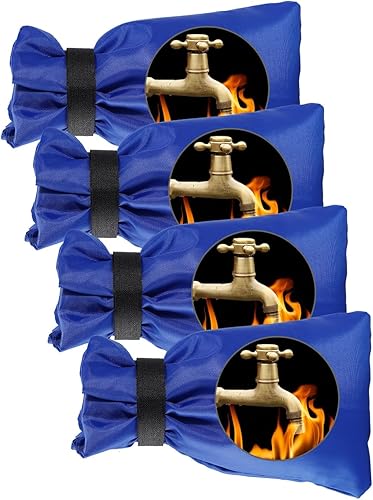 Fundas de grifo para exteriores para invierno, Pro 10 pulgadas de alto x 7 pulgadas de ancho, cubierta exterior de grifo protección contra