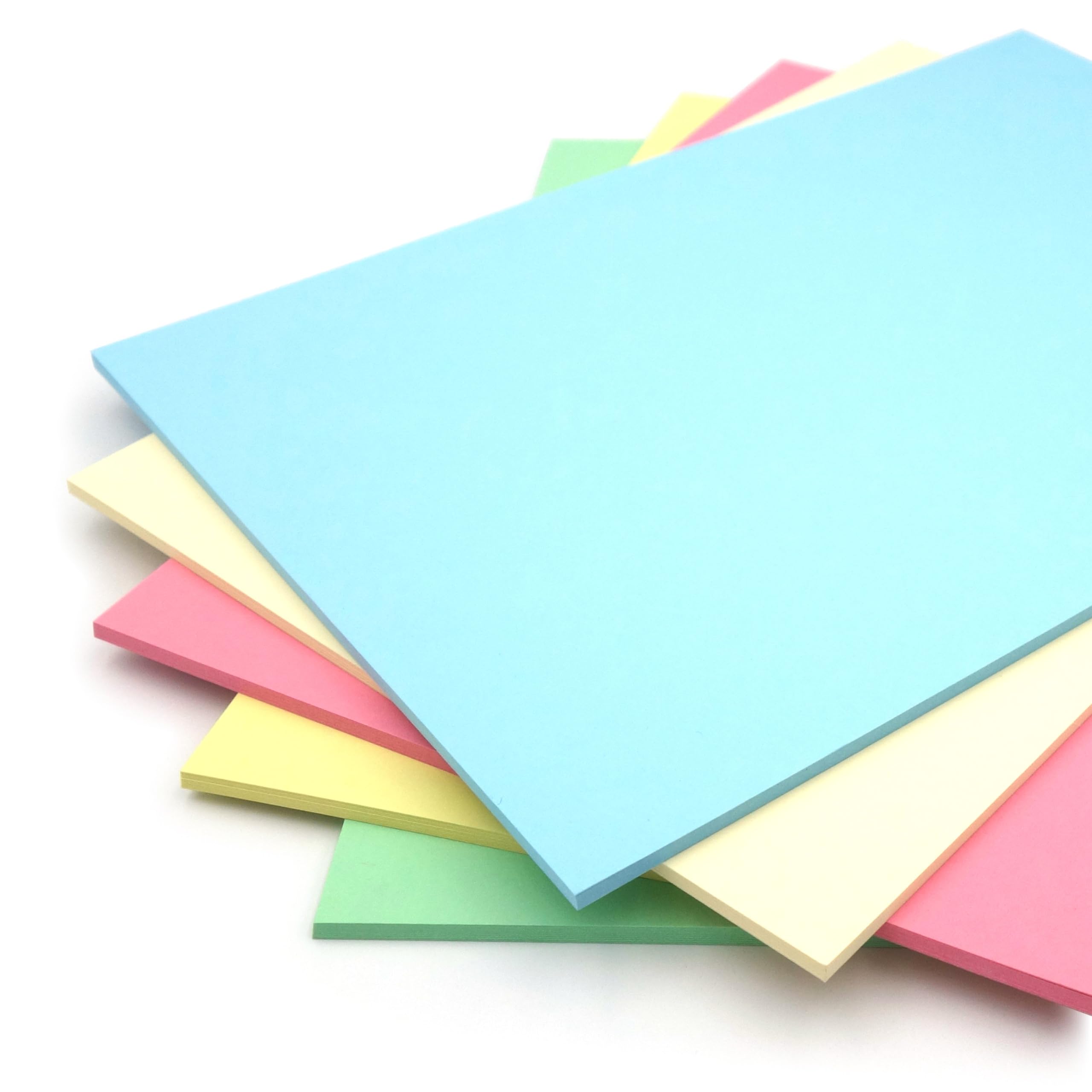 A4 Coloured Card Stock, 280gsm Weight and 350 Micron Thickness, Multicoloured Card Pack with 5 Pastel Colours, Ideal for Arts and Craft, Office and Stationery Use - 50 Sheets