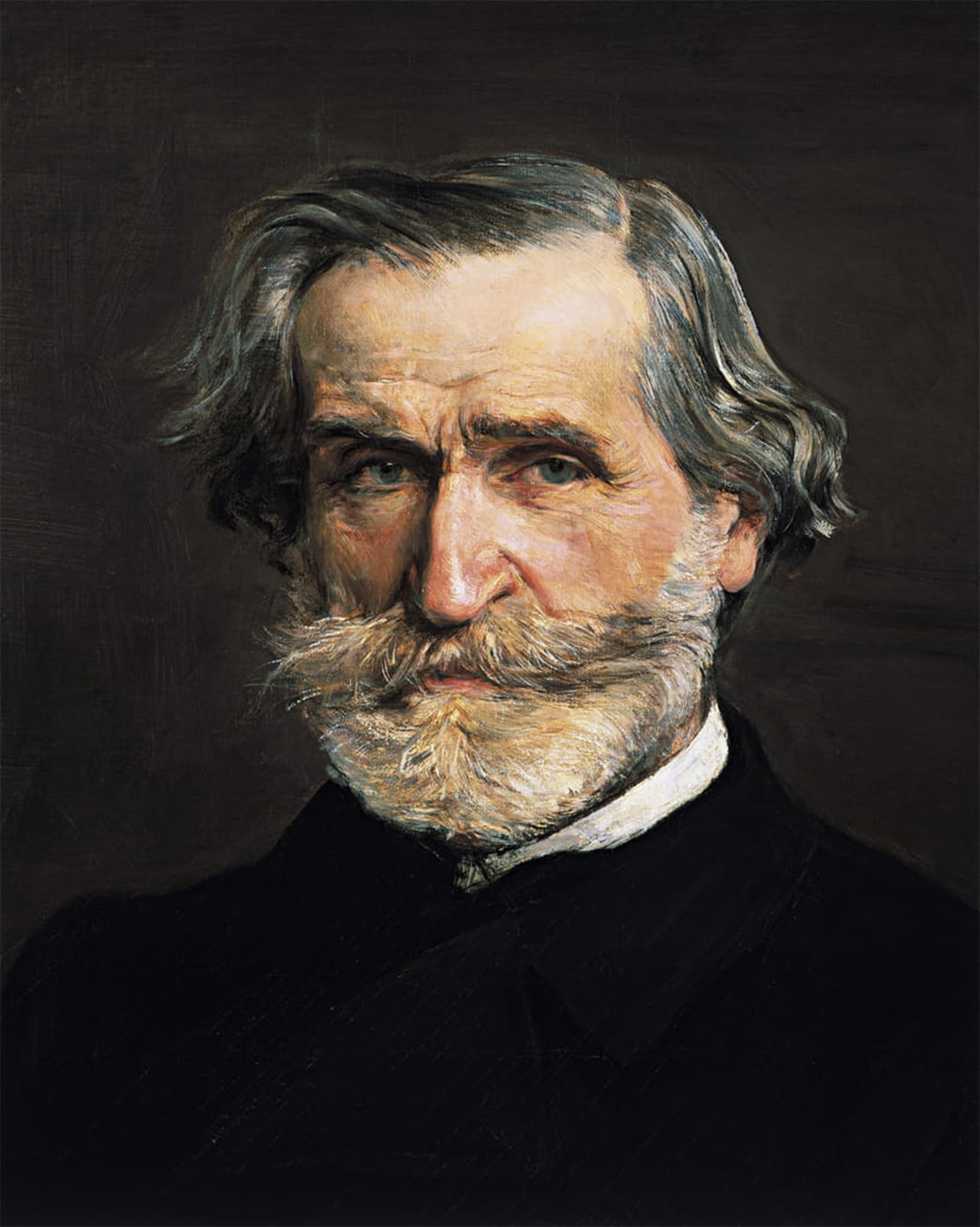 SERENDIPITP Retro Picture Poster Wall Art Pictures Painting Portrait of Giuseppe Verdi by Giovann Wall Art Canvas Print for Wall Decor 60x90cm