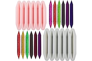 2 Pcs Silicone Molds for Crayons