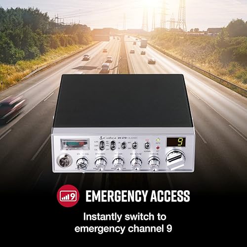 Miniatura 5 de Radio CB de 40 canales Cobra 29 LTD CHR con capacidad PA, talla única , Beige