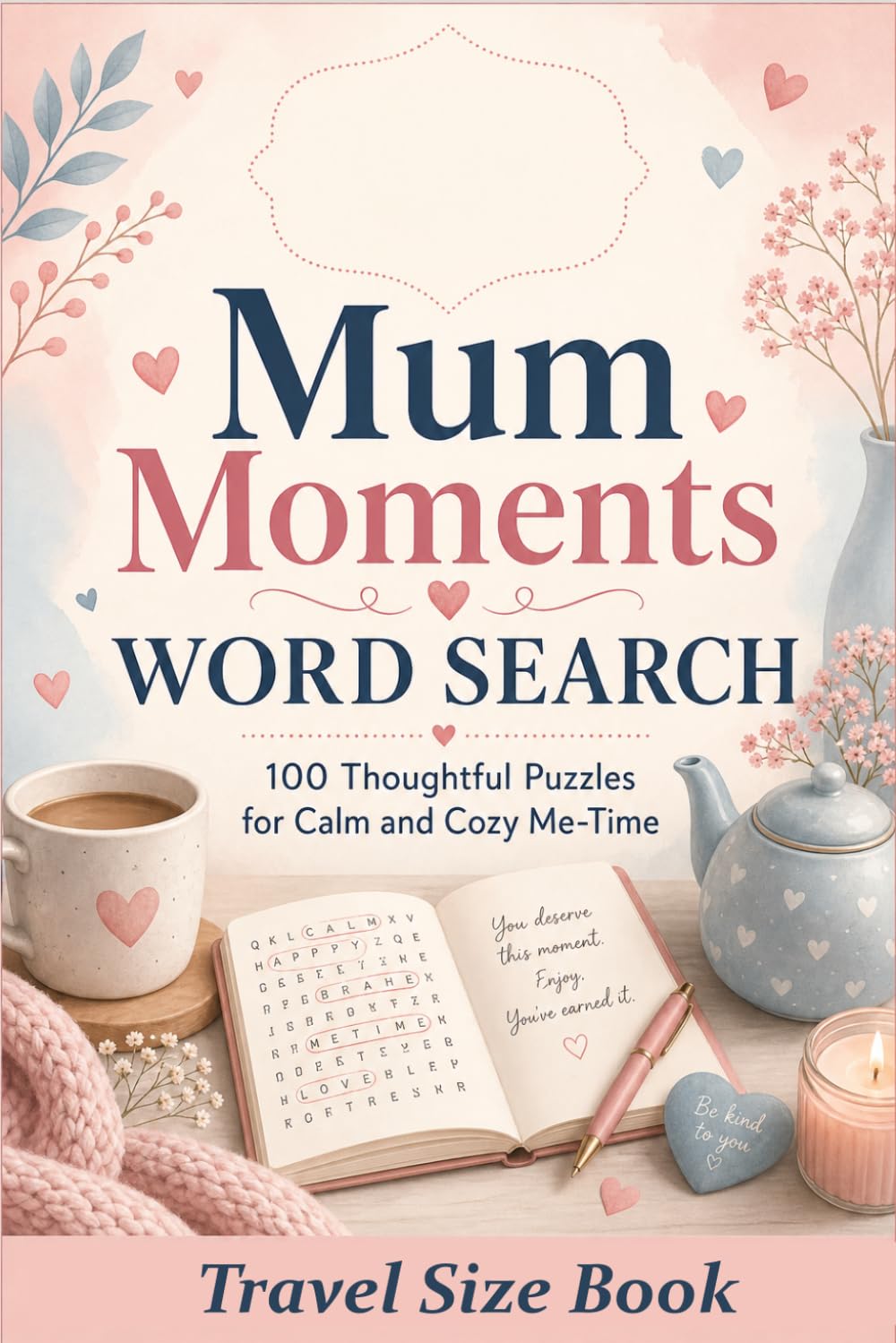 Mum Moments Word Search: 100 Thoughtful Puzzles for Calm and Cozy Me-Time