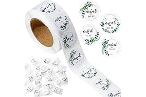 500 Pieces "Mint to Be" Label Stickers: Chic Wedding Favors for Unforgettable Memories
