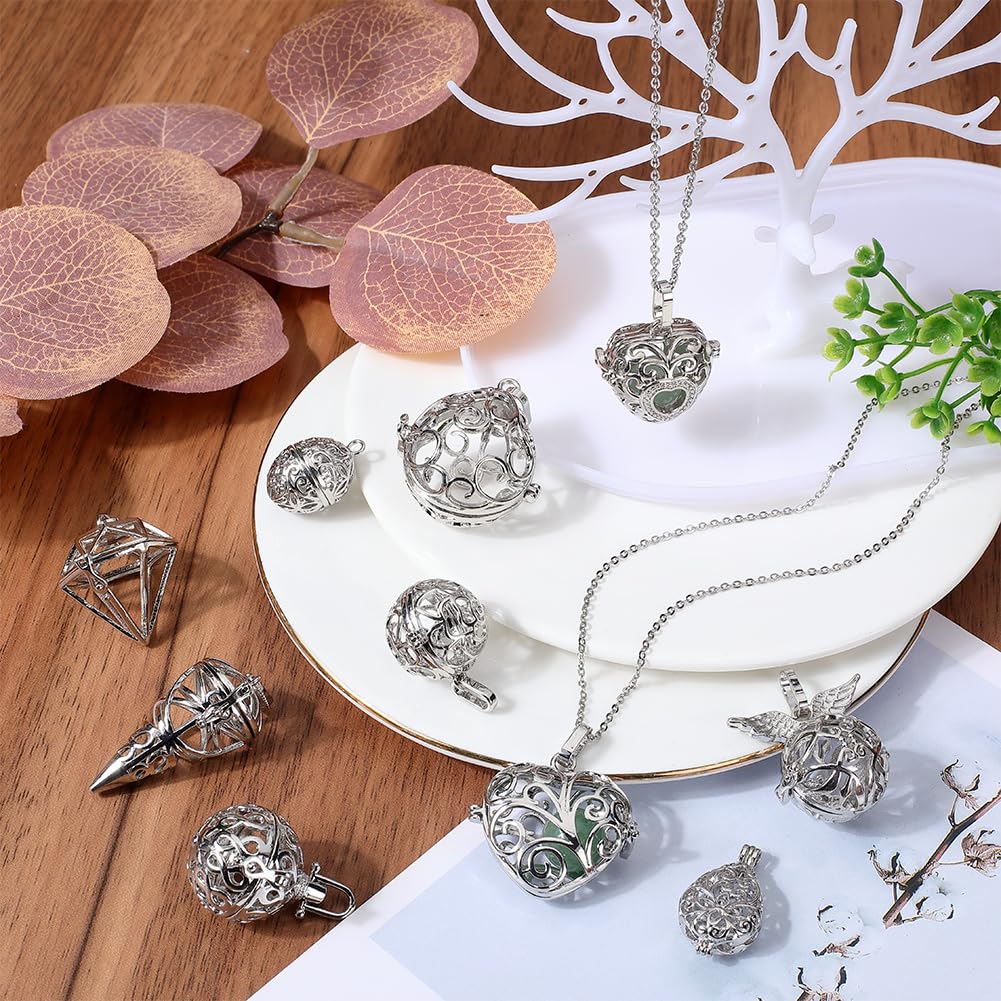 10 Piezas De Dijes Redondos De Latón Crudo Para Collar, Cuentas De Latón Con Filigrana, 1 Bucle, Pátina Verde Azulada Orgánica Para Joyería Hecha A Mano, Dije De Encaje Bohemio DIY 804 - México