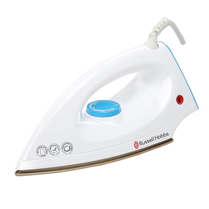 Russell Hobbs Spectra RDI1000-1000 Watt Dry Iron with 2 Year Manufacturer Warranty (White)
