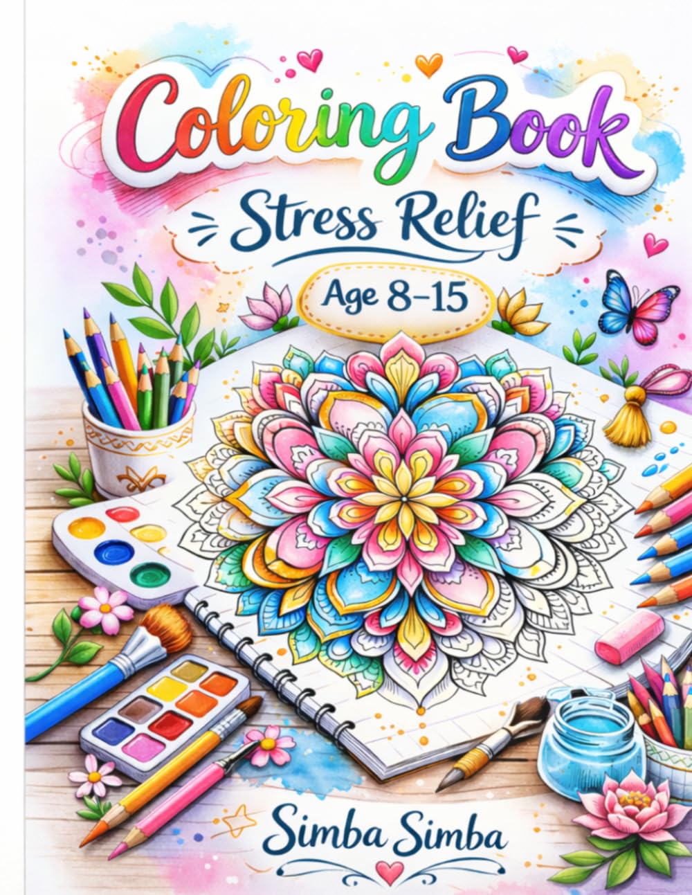 Stress Relief Coloring Book