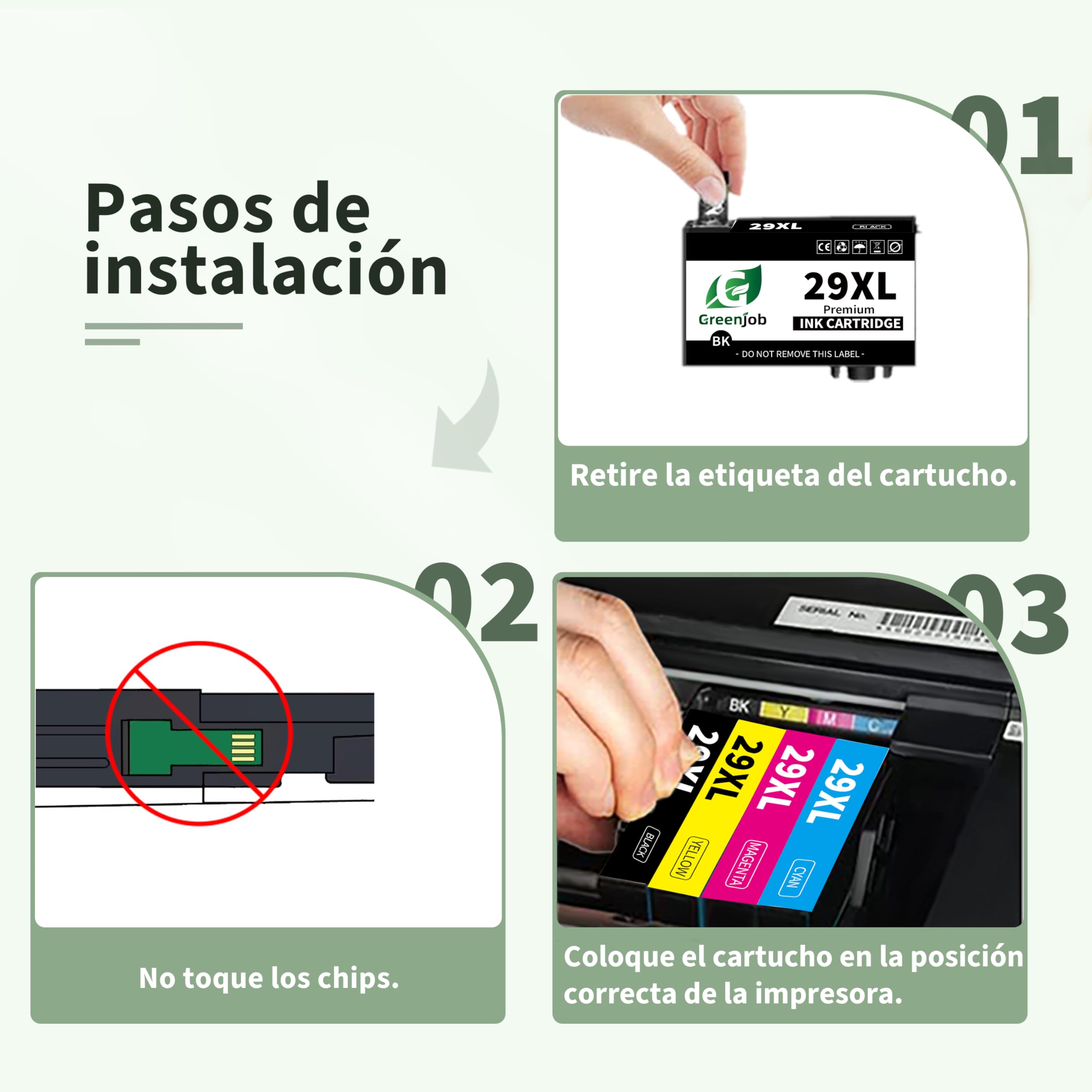 29XL Cartucho de Tinta Compatible con Epson 29XL 29 XL para Epson Expression Home XP-235 XP-245 XP-247 XP-255 XP-257 XP-330 XP-332 XP-335 XP-342 XP-345 XP-355 XP-352 XP-430 (15 Paquetes) — view 6