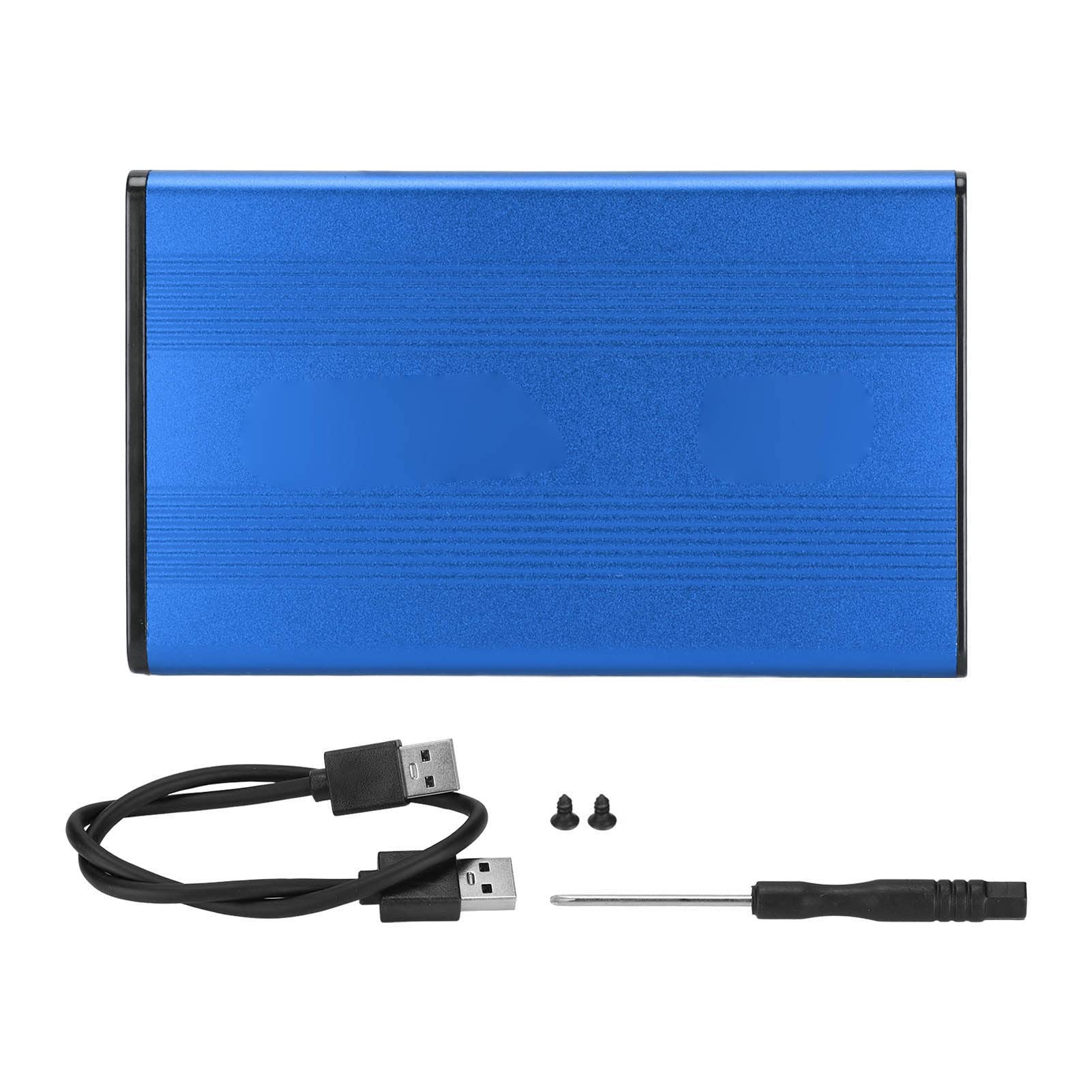 POCREATION Disco duro externo de 1 Tb, disco duro externo de 2.5 pulgadas USB 3.0 a carcasa, secado duro externo de 2 Tb, secado duro de 2 TB