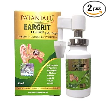 Patanjali Divya Eargrit Eardrop 15 ml (Pack of 2)