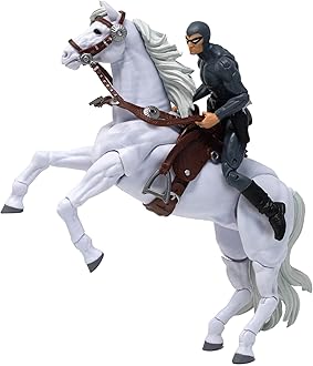 Hero H.A.C.K.S. 21st Phantom and Hero Steed Action Figures, Highly Articulated Collectible Figurine with Accessories Including Pistols and Posable Horse with Saddle and Stand – 1:18