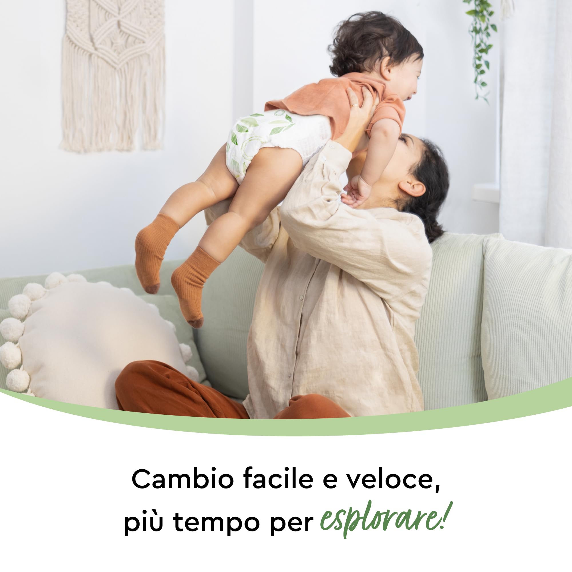 Pannolini a mutandina a ridotto impatto ambientale LILLYDOO green, taglia 5 (12-17 kg), Confezione da 5 x 21 pannolini (105 pannolini)