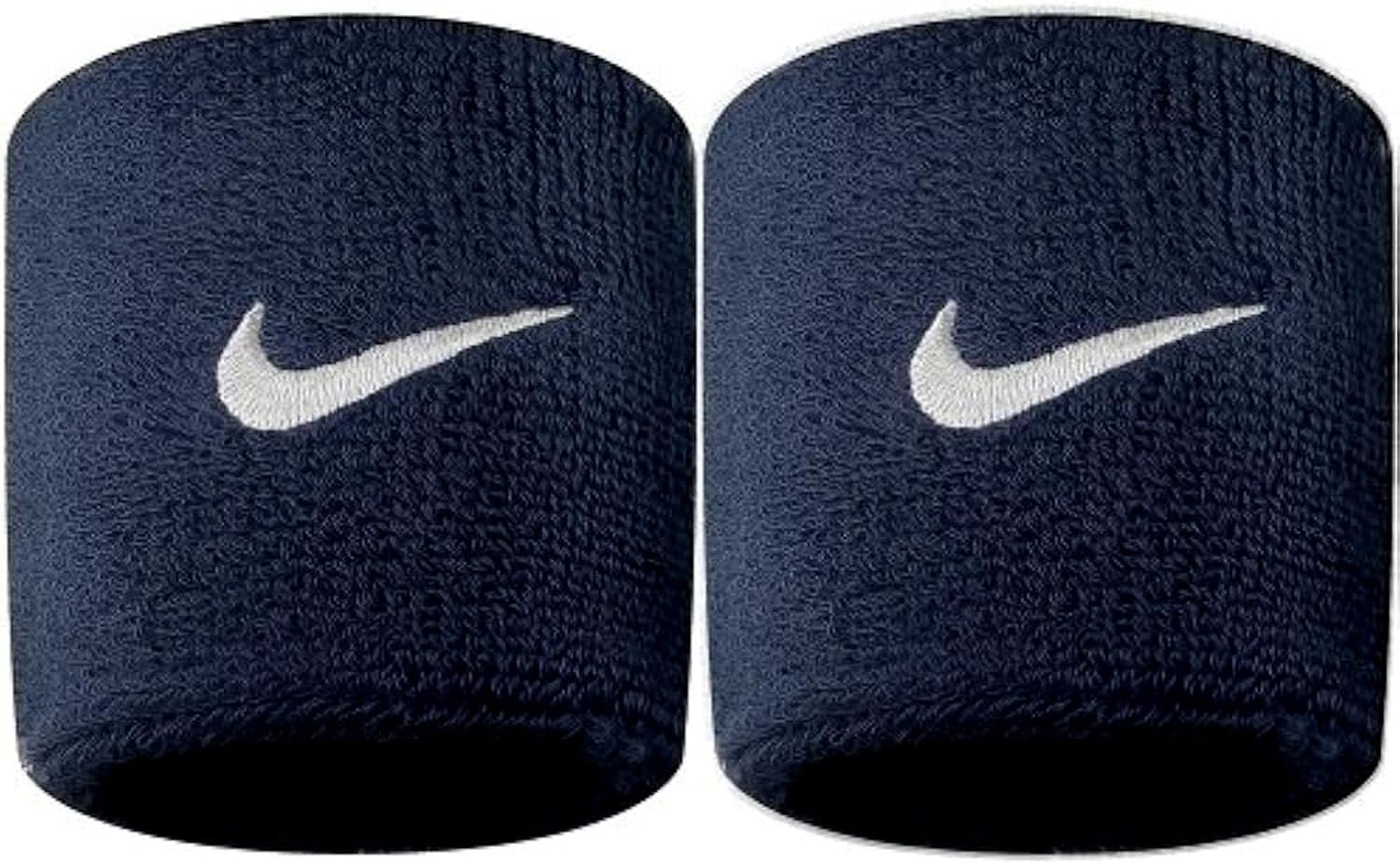 Premier Swoosh Singlewide Wristbands -Soft, Moisture-Wicking (1 Pair, 2.5" Wide)