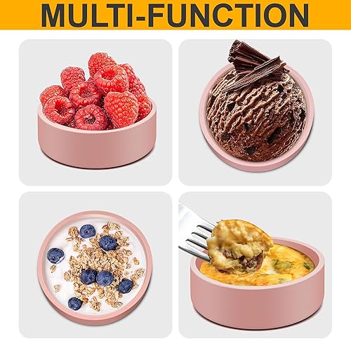 Miniatura 7 de Olla de huevos de silicona para microondas, paquete de 3 moldes de huevo para freidora de aire, máquina de huevos, tazas individuales para