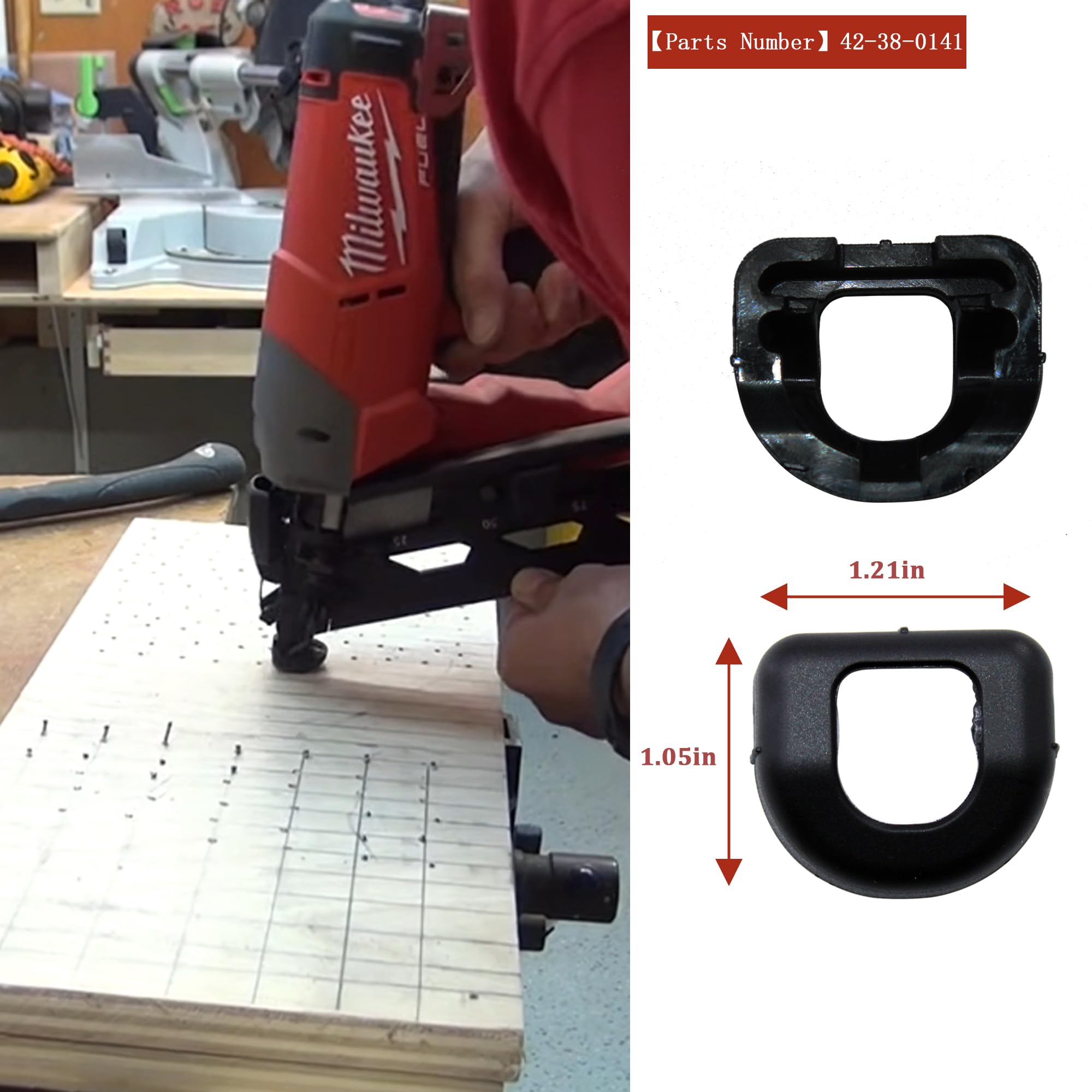 Amazon.com: 42-38-0141 No-Mar Pad Fits For Milwaukee M18 2742-20  