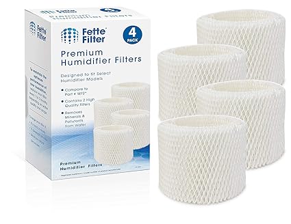Fette Filter � Humidifier Wicking Filters Compatible with Vicks & Kaz. Compare to Part # WF2 (Pack of 4)