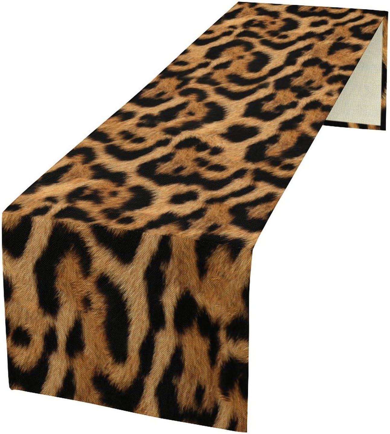 Purple Flower Bird Table Runner, Chinese Ink Painting Abstract Floral Watercolor Pattern Print Table Decor, Cotton Linen Tablerunner for Dinning Room, Kitchen, Living Room, 13x120in