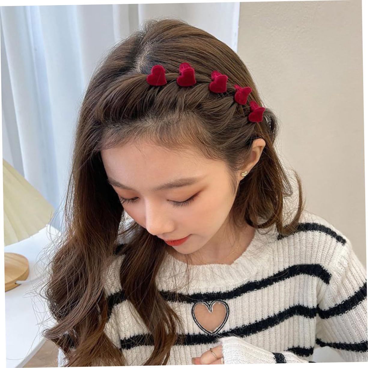 ꫛꫀꪝ【ミニミニハート】ベビーヘアクリップ　キッズヘアクリップ　ヘアピン ꫛꫀꪝ【ミニミニハート】ベビーヘアクリップ キッズヘアクリップ