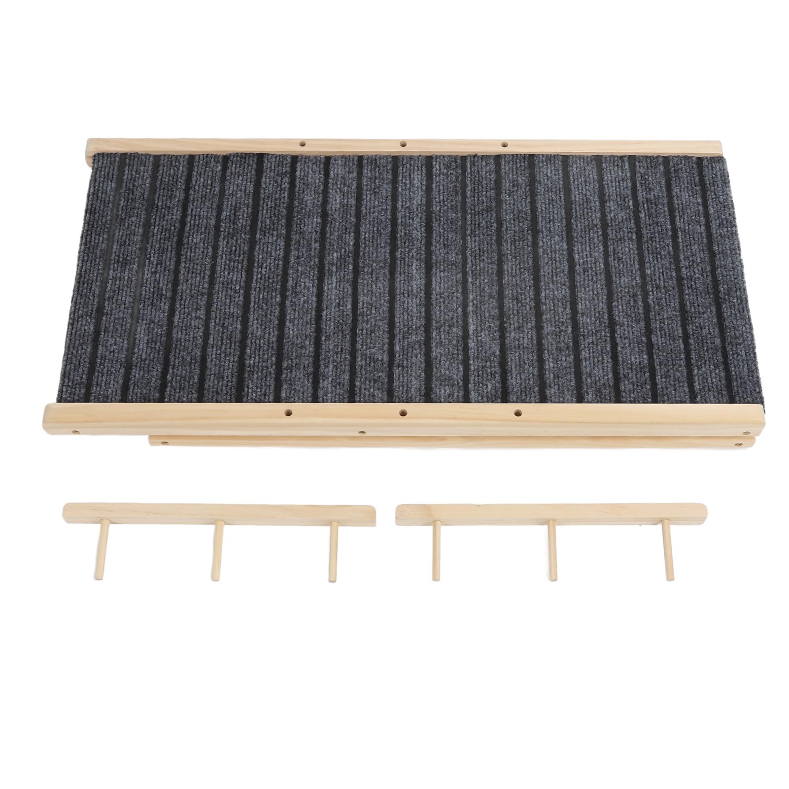 Scala per cani per letto, scala per cani regolabile in altezza, struttura stabile, rampa per cani, piedini antiscivolo, design, rampa per animali domestici, per esterni, auto, SUV, 70 x 35 cm