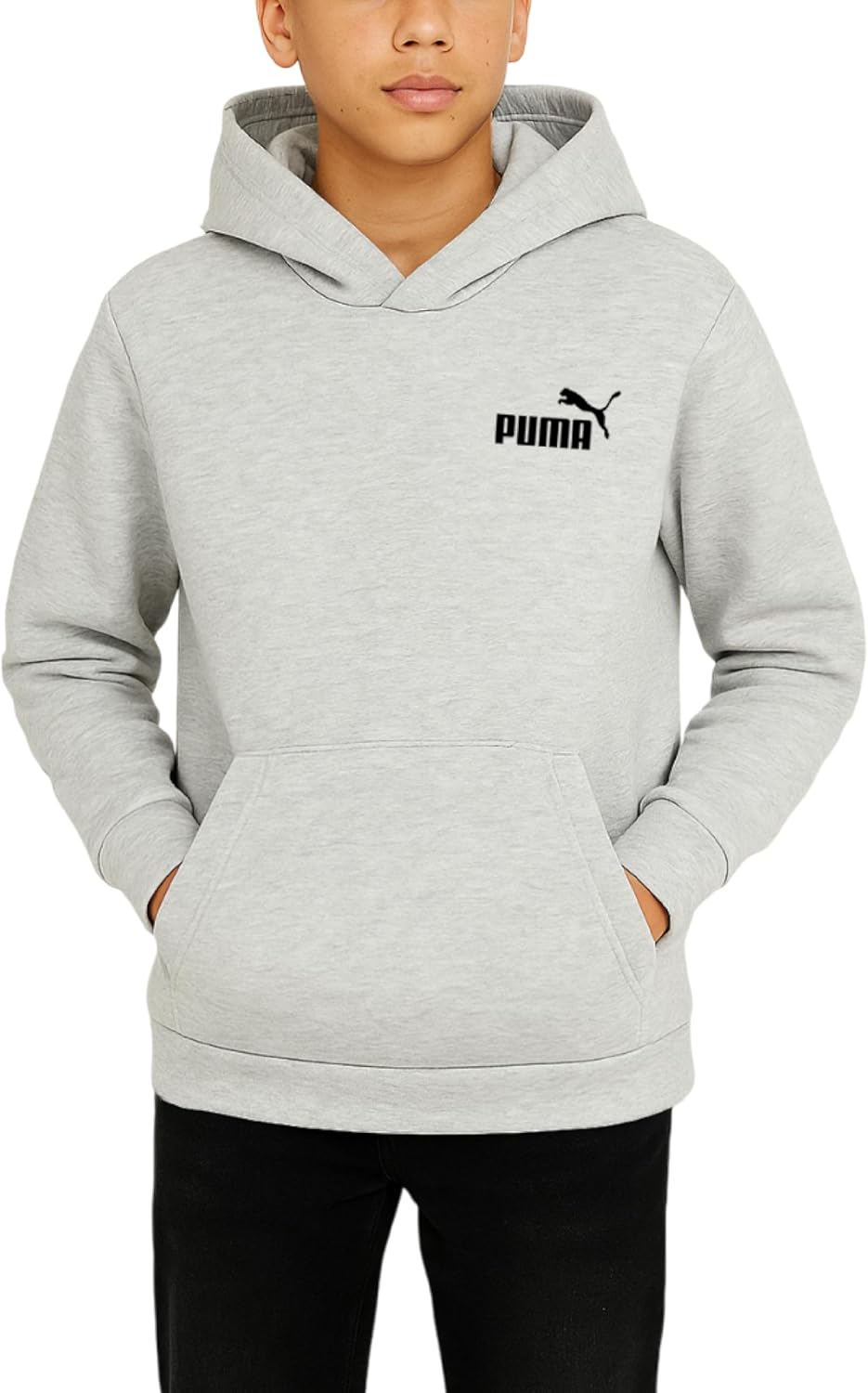 PUMA Boys Hoodie - Soft Fleece Breathable Pullover Sweatshirt - Lightweight Performance Hoodies for Boys (Sizes 8-20) - Image 2
