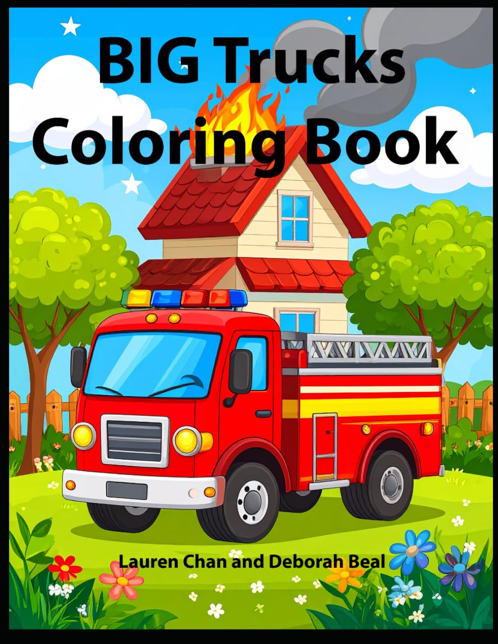 Big Trucks Coloring Book