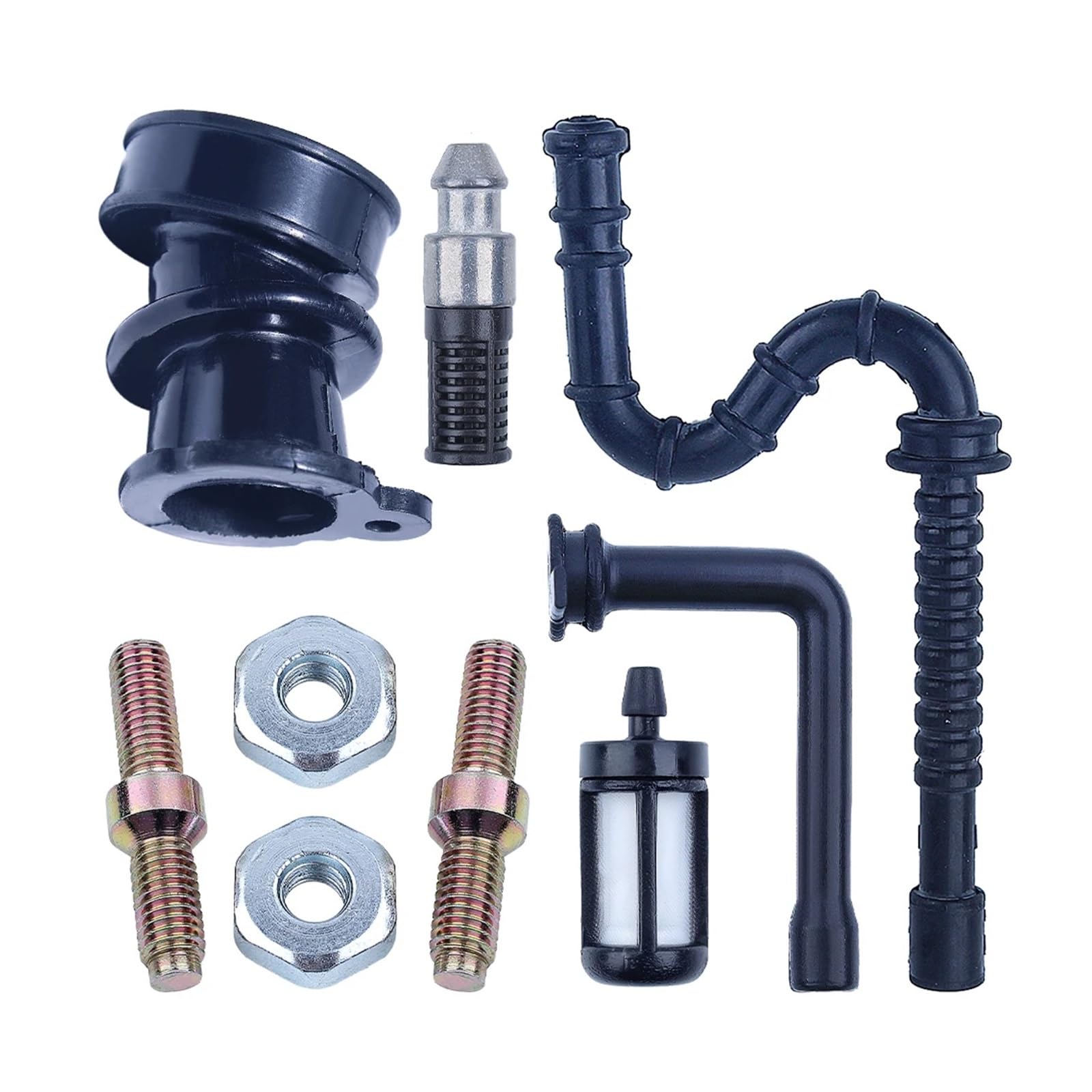 Línea de Filtro de Combustible y Aceite del colector de admisión de Repuesto, Compatible con motosierras Modelos 034, 036, MS340 y MS360. Espárrago de Barra, Pieza 1125-141-2200, 1127-358-7702.