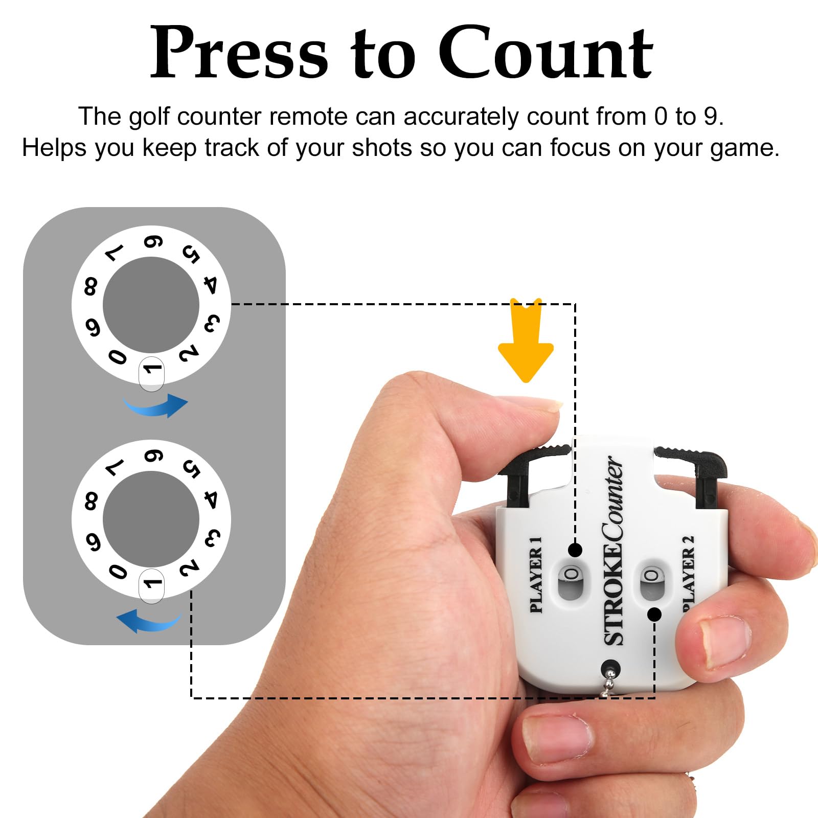 PEUTIER 2pcs Mini Golf Score Counter - Image 4