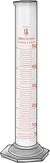 213I11 Karter Scientific 50ml Glass Graduated Cylinder, Single Metric Scale