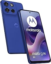 Motorola Moto G56 5G 8/256 GB, Camera 50 MP + Flicker Protection Sensor, Display 6.72 Inch FHD+ 120 Hz, Battery 5200 mAh, MediaTek Dimensity 7060, Android 15, Pantone Dazzling Blue
