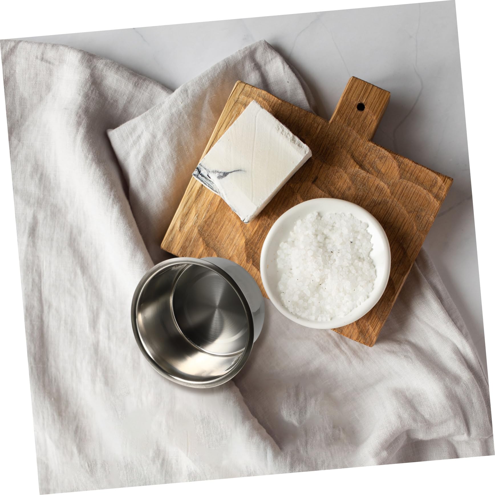 HAPINARY 2pcs Sturdy Stainless Steel Soap Melt Pot Double Boiler for Melting Pot Soap Making