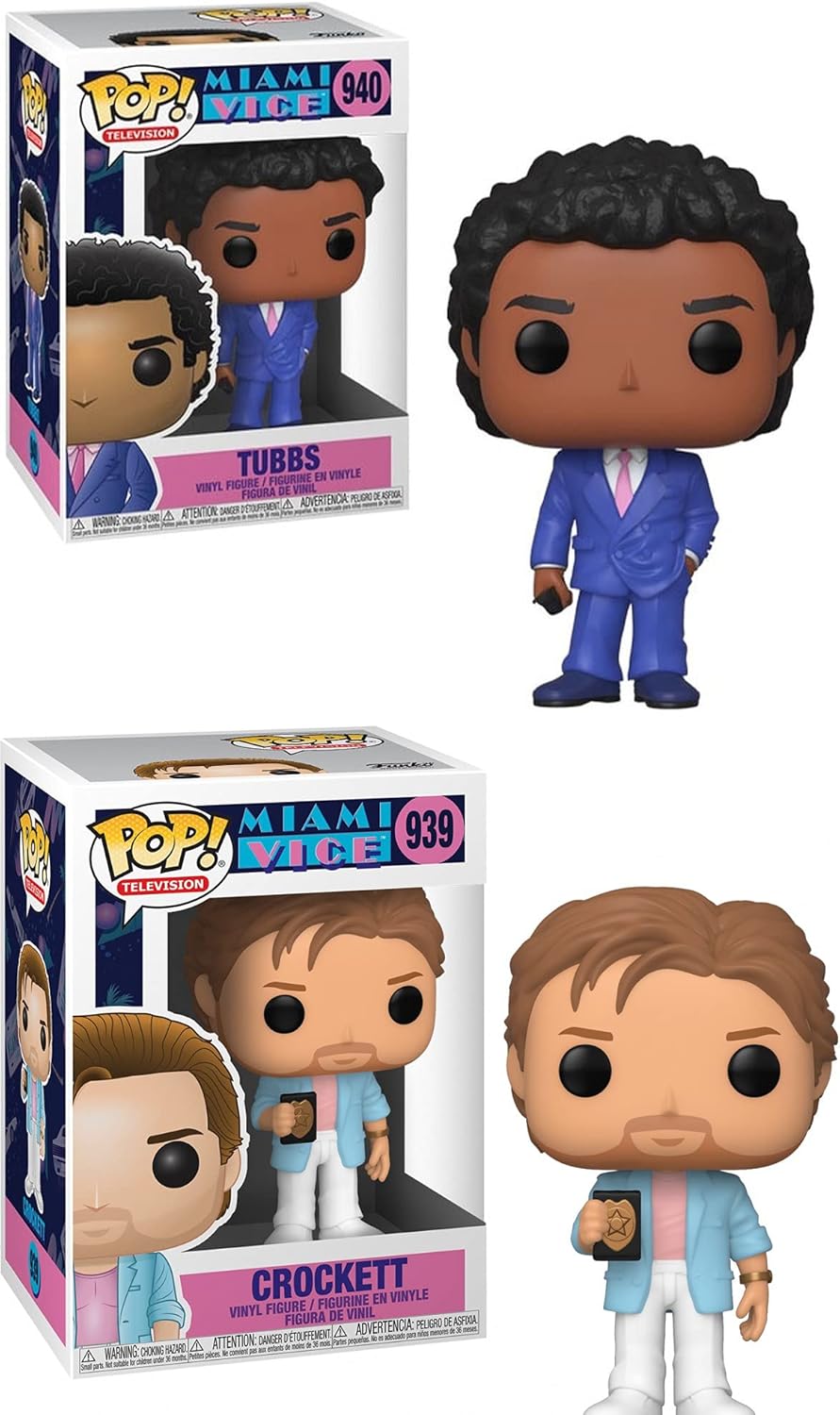 Funko Pop! TV: Miami Vice - Crockett and Tubbs - Set of 2 Figures