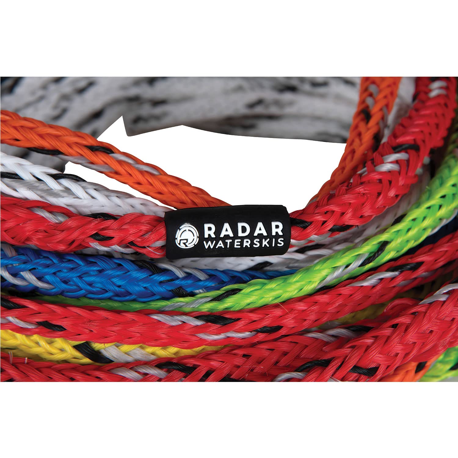 Radar Vapor Knotless 9-Section Mainline Waterski Rope, Tournament Colors