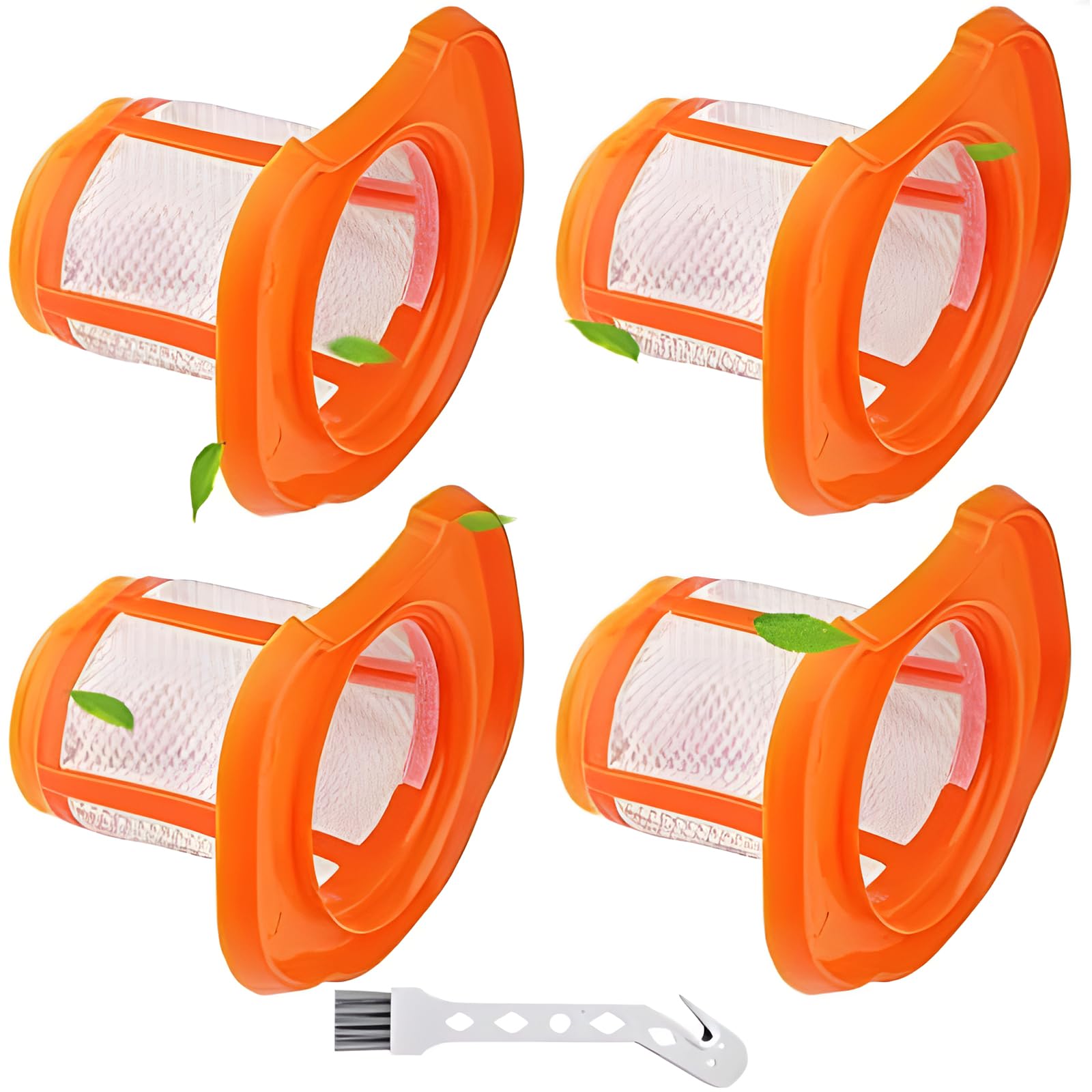 Rebirthcare 4 pezzi Filtro Accessori per Black Decker BHHV320B BHHV320J BHHV520BFP BHHV520BFP BHHV520BT BHHV520JF Aspirapolvere Filtri di Ricambios Accessorio Parti Ricambi lavabile