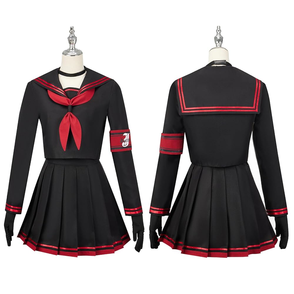 コスプレ　セーラー服一式 Amazon.co.jp: [AwwwCos] イチカ セーラー服 長袖 7点セット 仲
