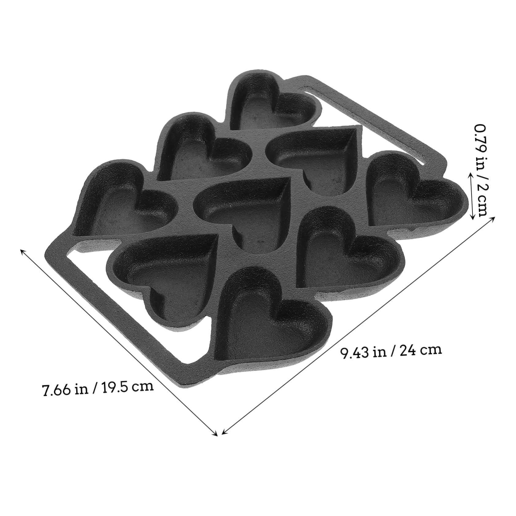 HEMOTON Moule à Pâtisserie Forme Cœur Outil De Cuisine Pour Gâteaux Pâtisserie Forme De Cœur