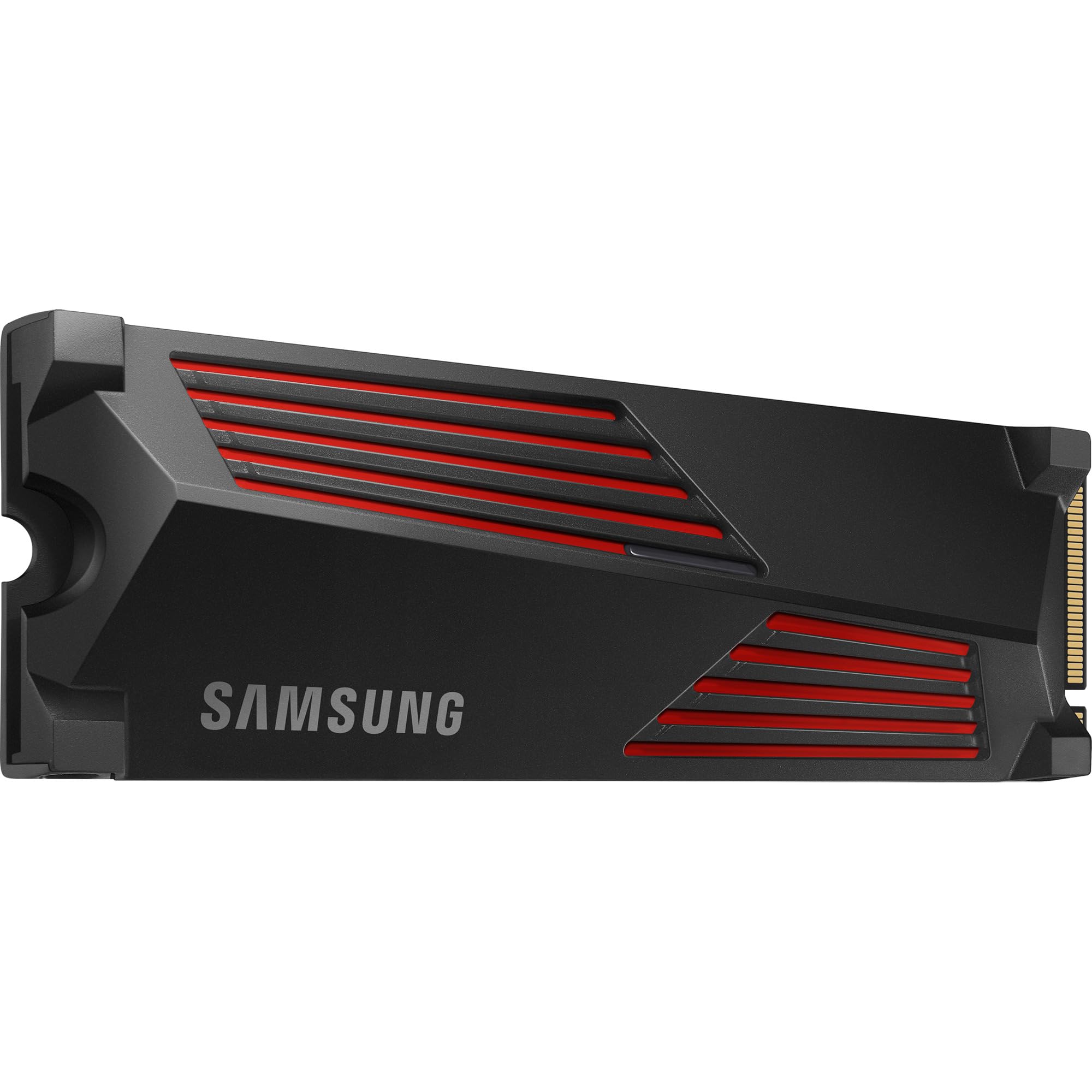 Ultra-fast PCIe 4.0 NVMe M.2 SSD with Samsung 990 PRO heatsink.