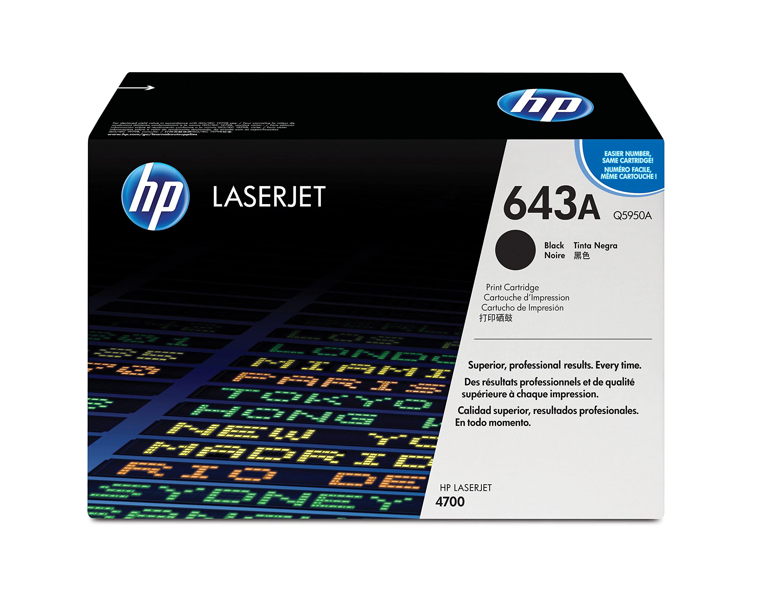 toner cartuccia origine nera laserjet 643a